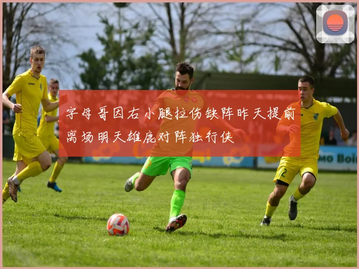 字母哥因右小腿拉伤缺阵昨天提前离场明天雄鹿对阵独行侠